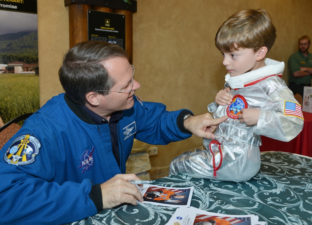 Astronaut visits DOD Regional Center