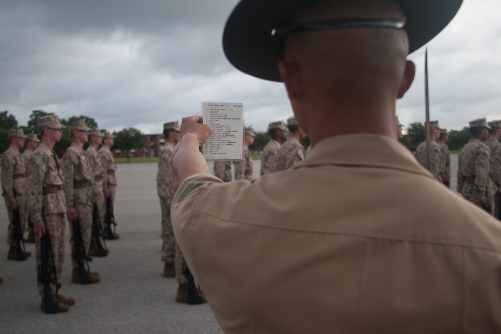 Photo Gallery: Parris Island recruits show discipline, bearing during drill evaluation