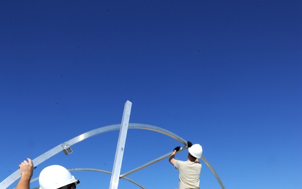 Airmen prep bare base for upcoming ORE