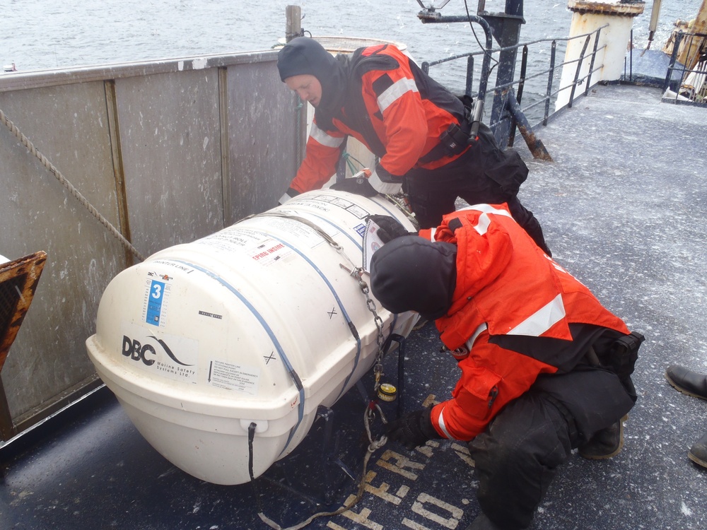 Coast Guard Cutter Boutwell Bering Sea deployment