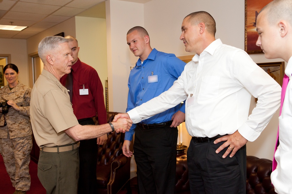 Honorary Marine ceremony