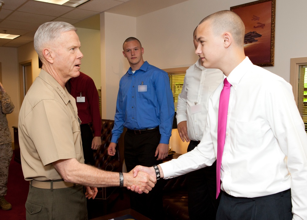 Honorary Marine ceremony