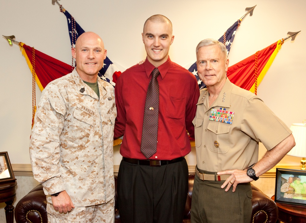 Honorary Marine ceremony