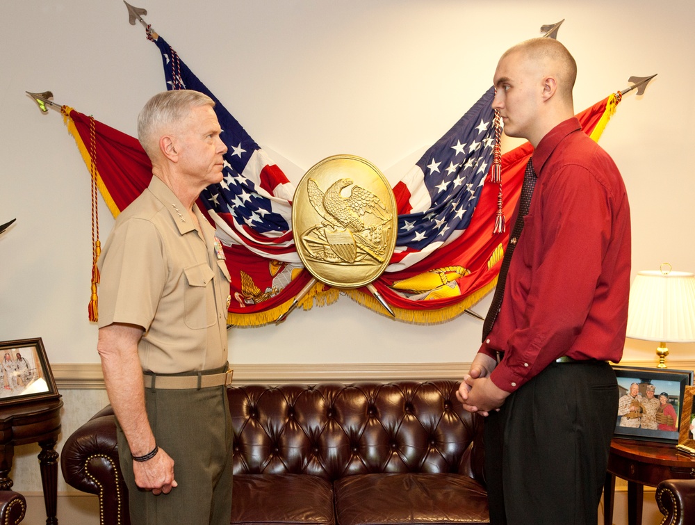 Honorary Marine ceremony