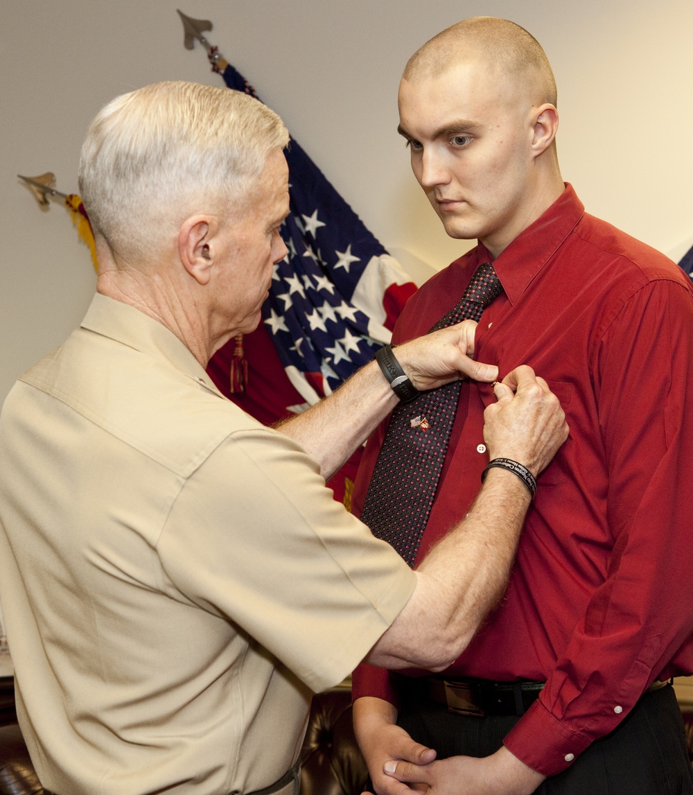 Honorary Marine ceremony