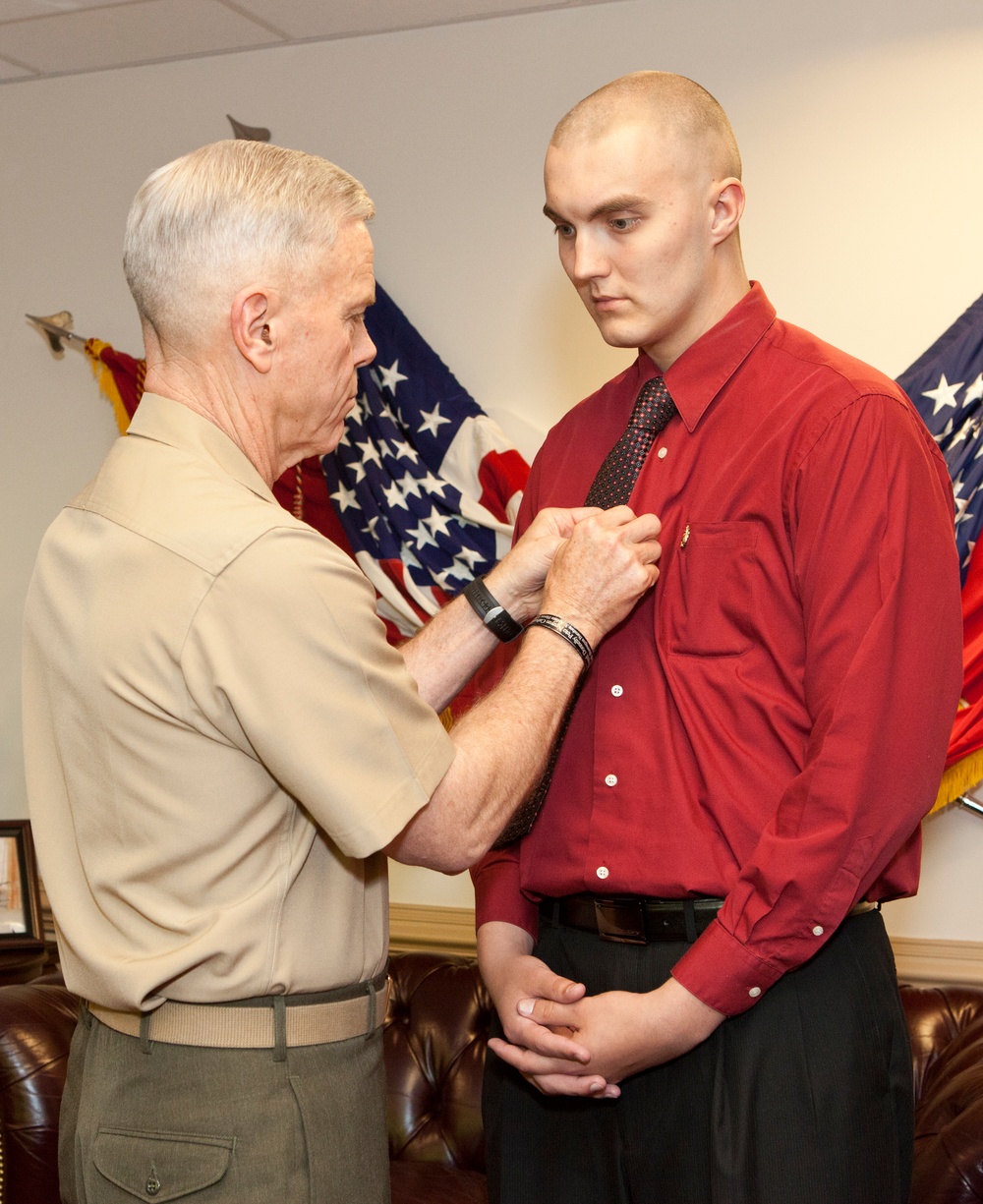 Honorary Marine ceremony