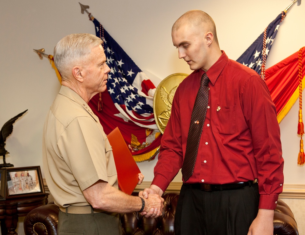 Honorary Marine ceremony