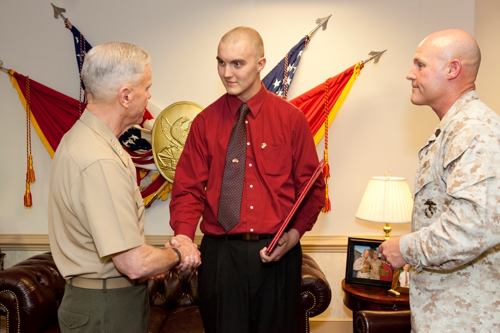 Honorary Marine ceremony