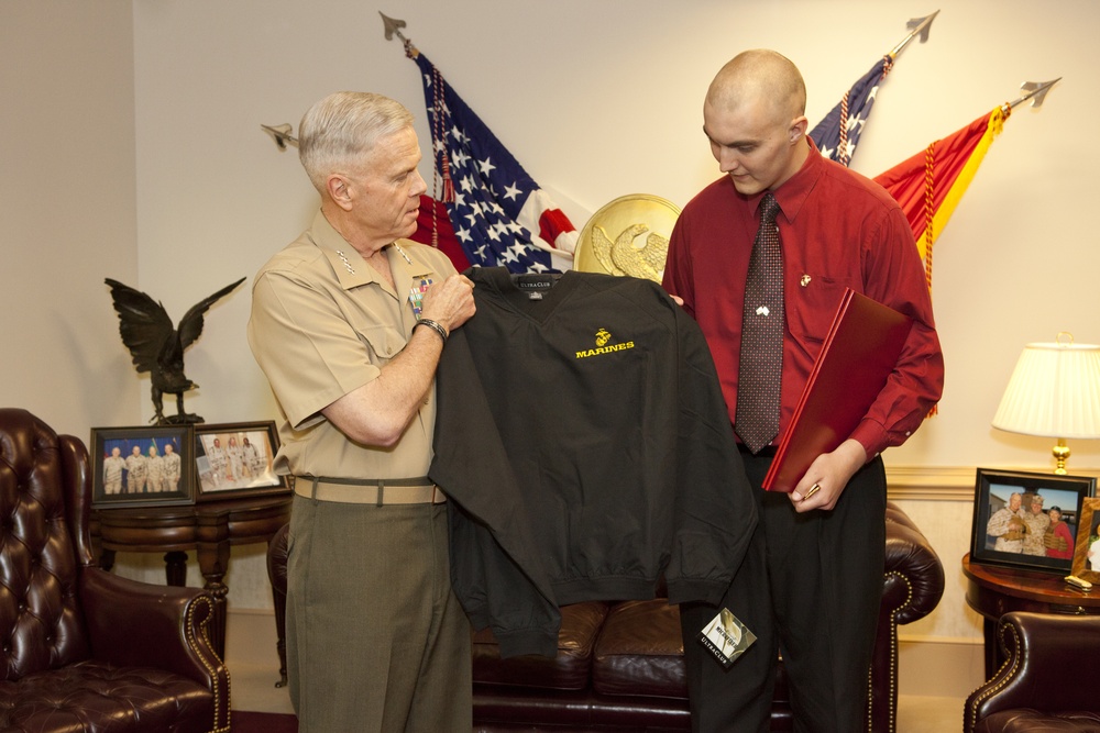 Honorary Marine ceremony