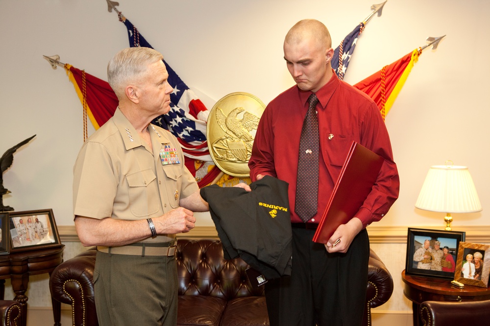 Honorary Marine ceremony