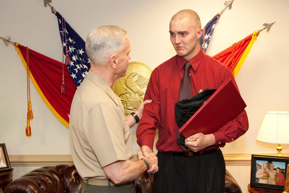 Honorary Marine ceremony