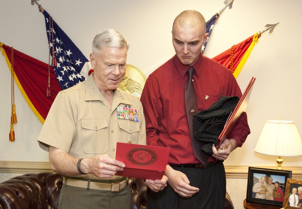 Honorary Marine ceremony