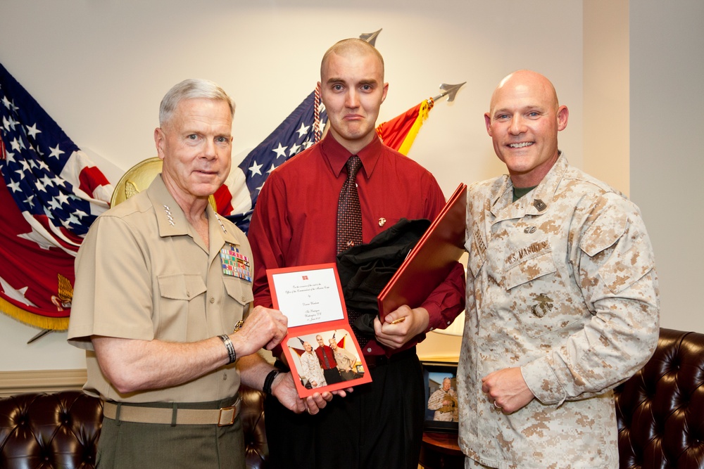 Honorary Marine ceremony