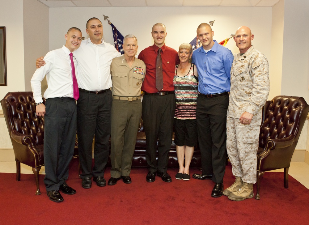 Honorary Marine ceremony