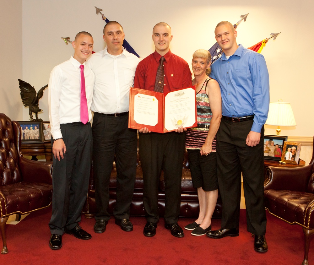 Honorary Marine ceremony