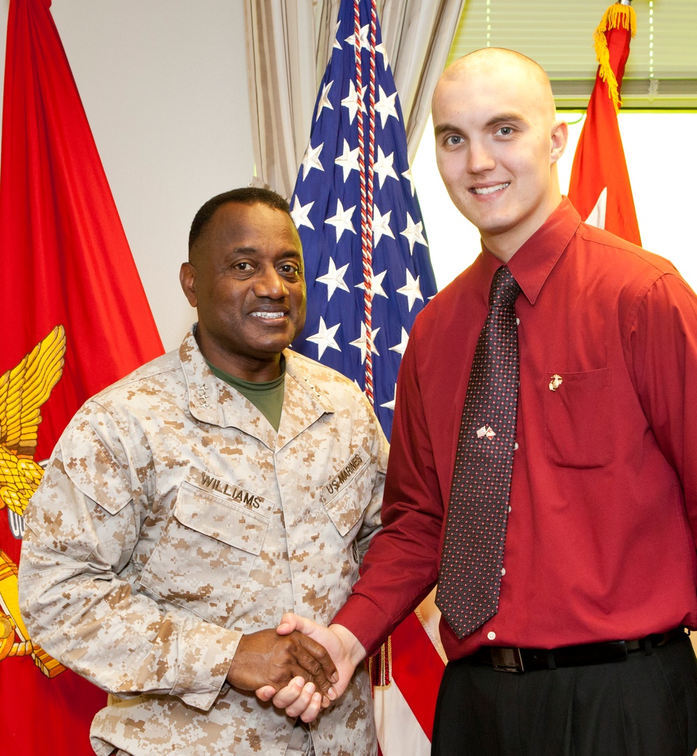 Honorary Marine ceremony