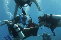 Children, adults can experience Guam below sea level