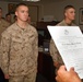 Young Phoenix Marines receive first chevron