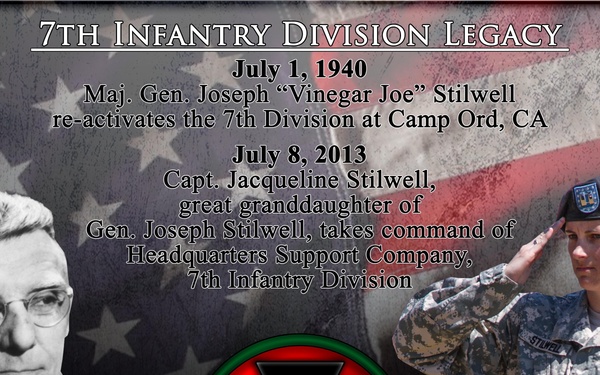 Great-granddaughter of former 7th ID commander takes reins of division's HSC