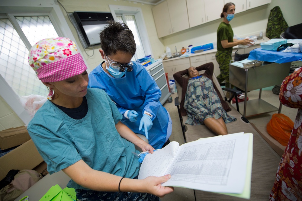 Pacific Partnership dental civic action project