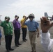 Mabus aboard the USS George H.W. Bush