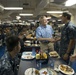 Mabus aboard the USS George H.W. Bush