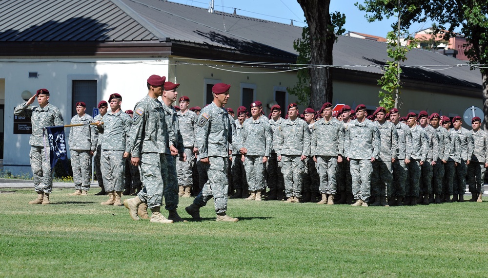 Change of command 1st 503rd Battalion