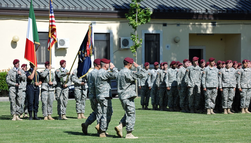 Change of command 1st 503rd Battalion