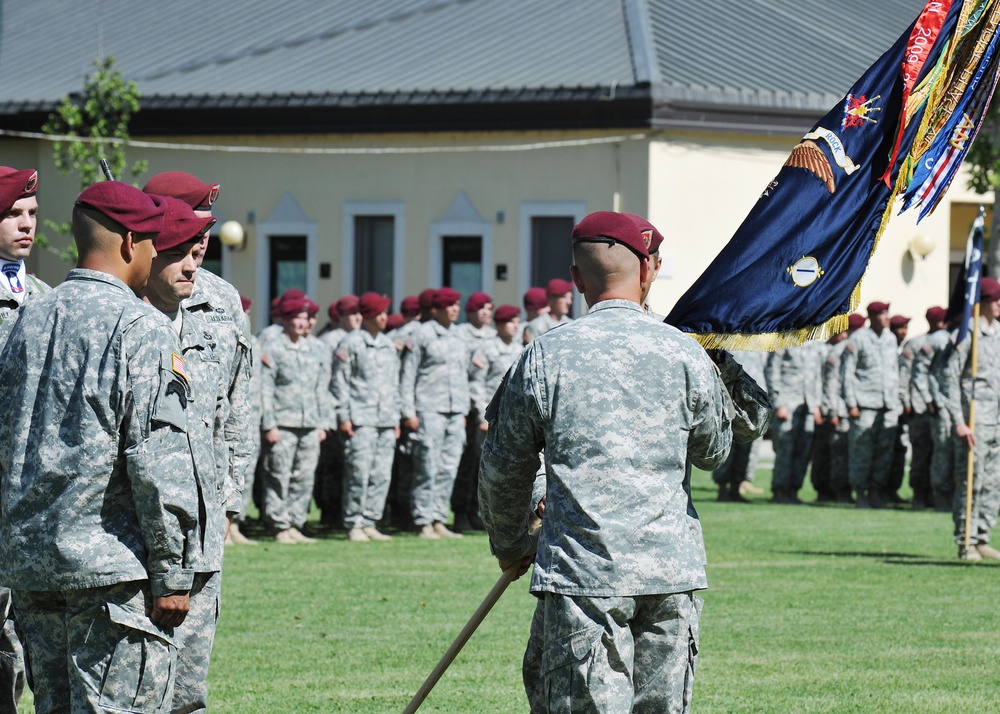 Change of command 1st 503rd Battalion