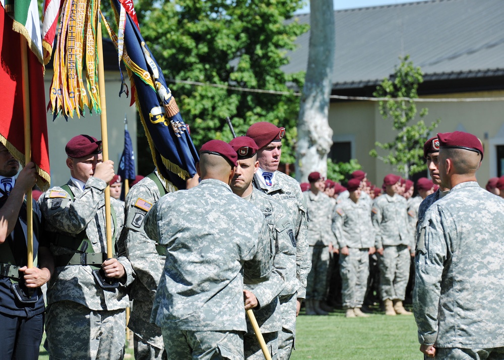 Change of command 1st 503rd Battalion