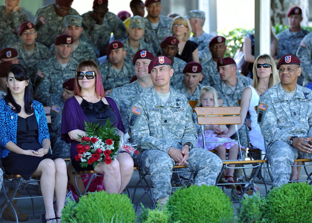 Change of command 1st 503rd Battalion