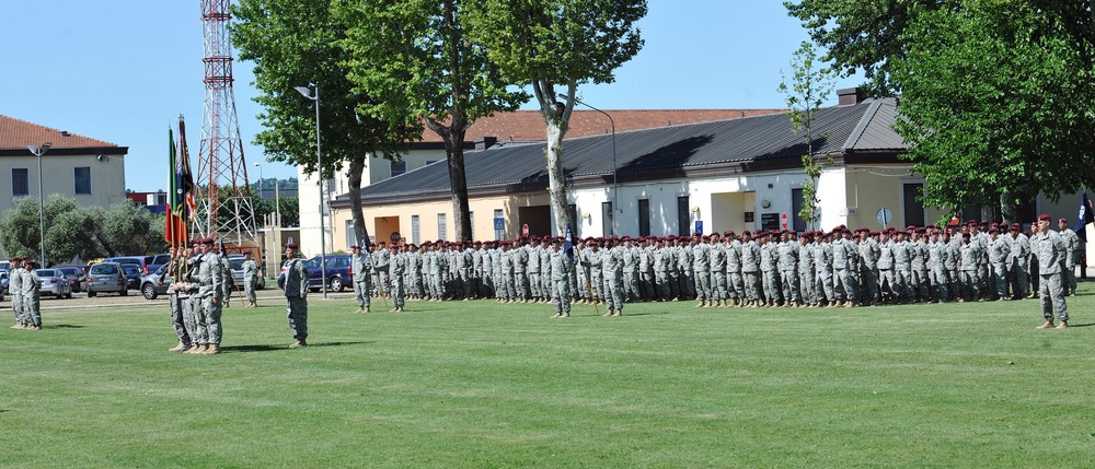 Change of command 1st 503rd Battalion