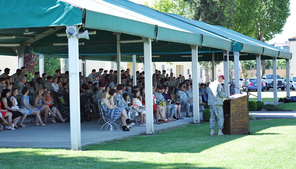 Change of command 1st 503rd Battalion