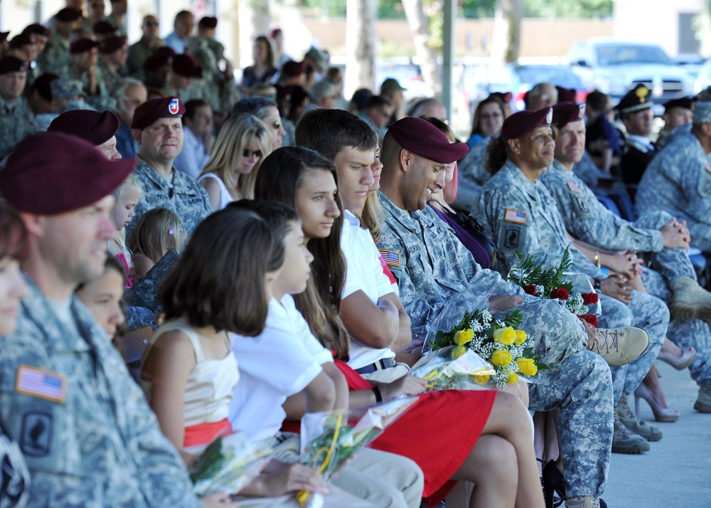 Change of command 1st 503rd Battalion