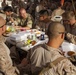 Marines and Afghans celebrate the begining of Ramadan