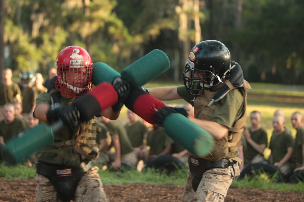 Photo Gallery: Marine recruits stick to bayonet training on Parris Island