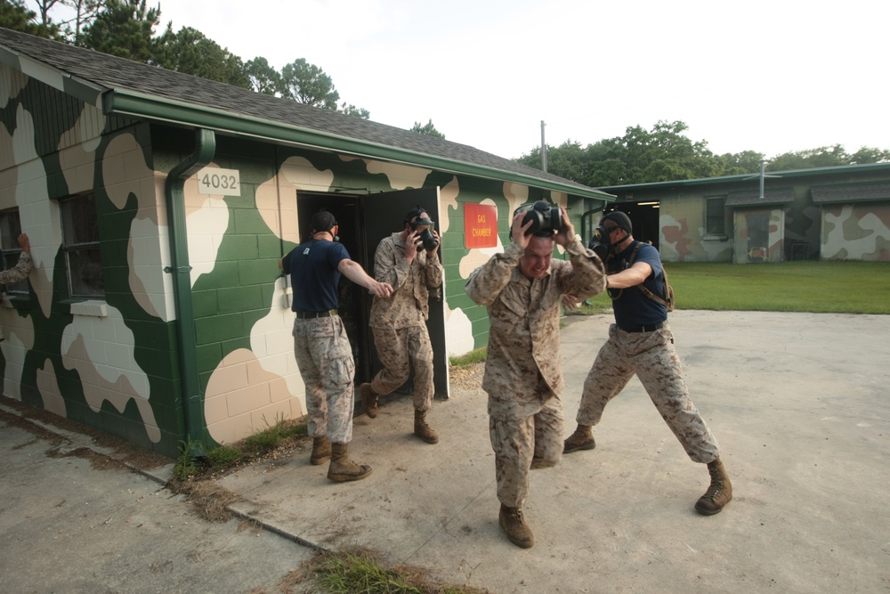 Photo Gallery: Marine recruits train in Parris Island gas chamber