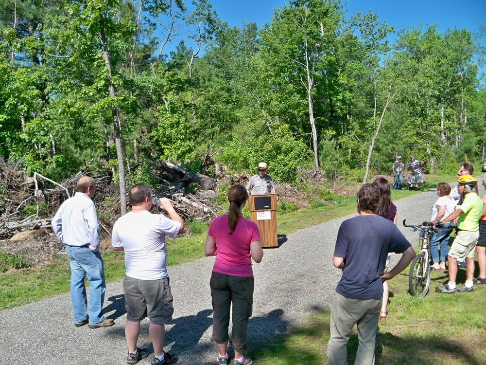 Grand opening of the Brimfield section of the Grand Trunk trail