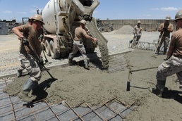 Seabees getting done fast, building runway for RC East