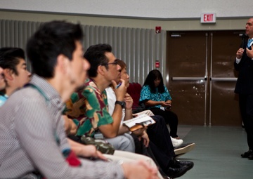 Junior Chamber International Japan visits Camp Foster