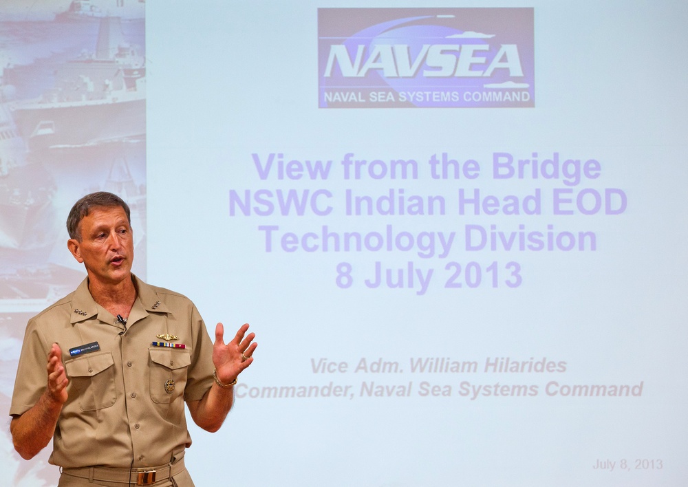 Naval Sea Systems Command (NAVSEA) commander visit