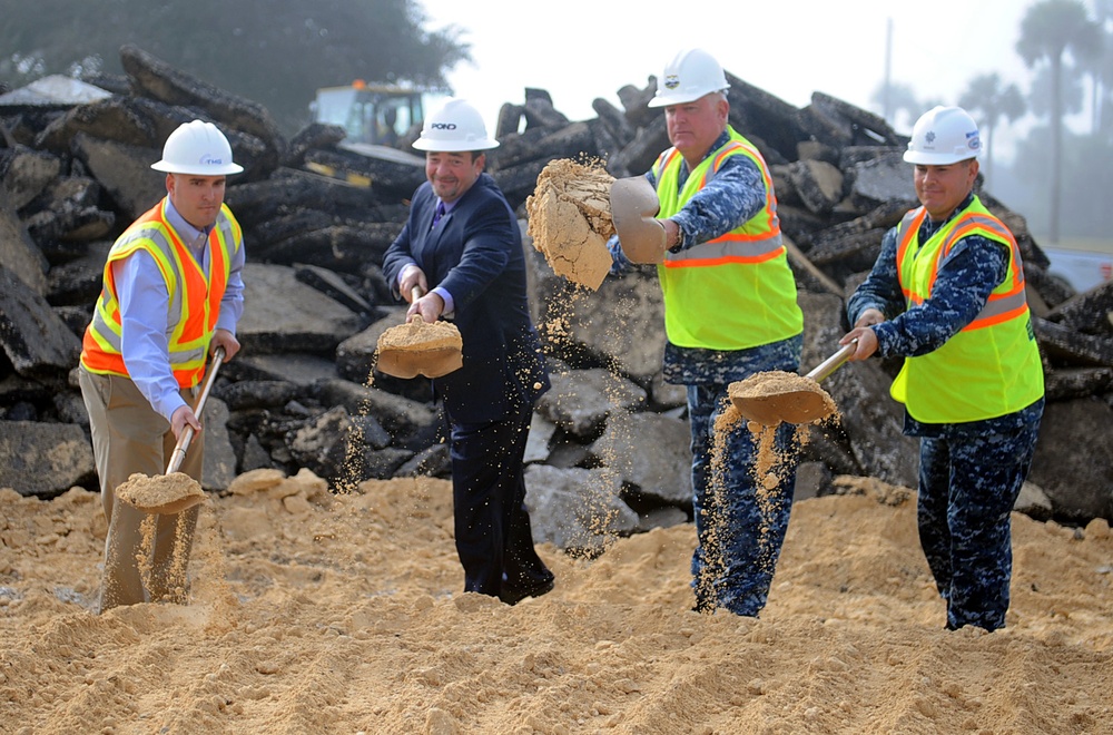 Breaking Ground on Naval Station Mayport