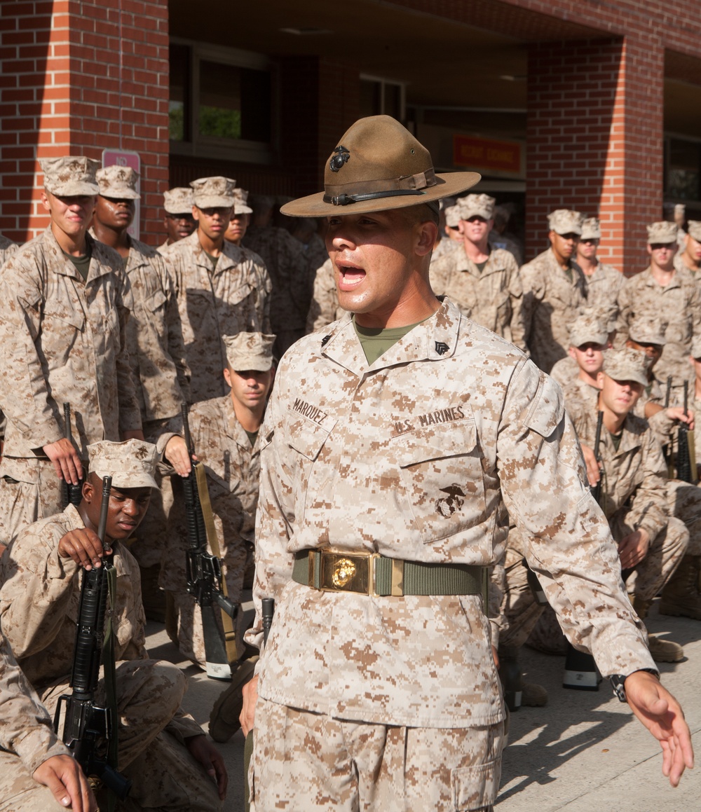 Phoenix native a Marine Corps drill instructor on Parris Island
