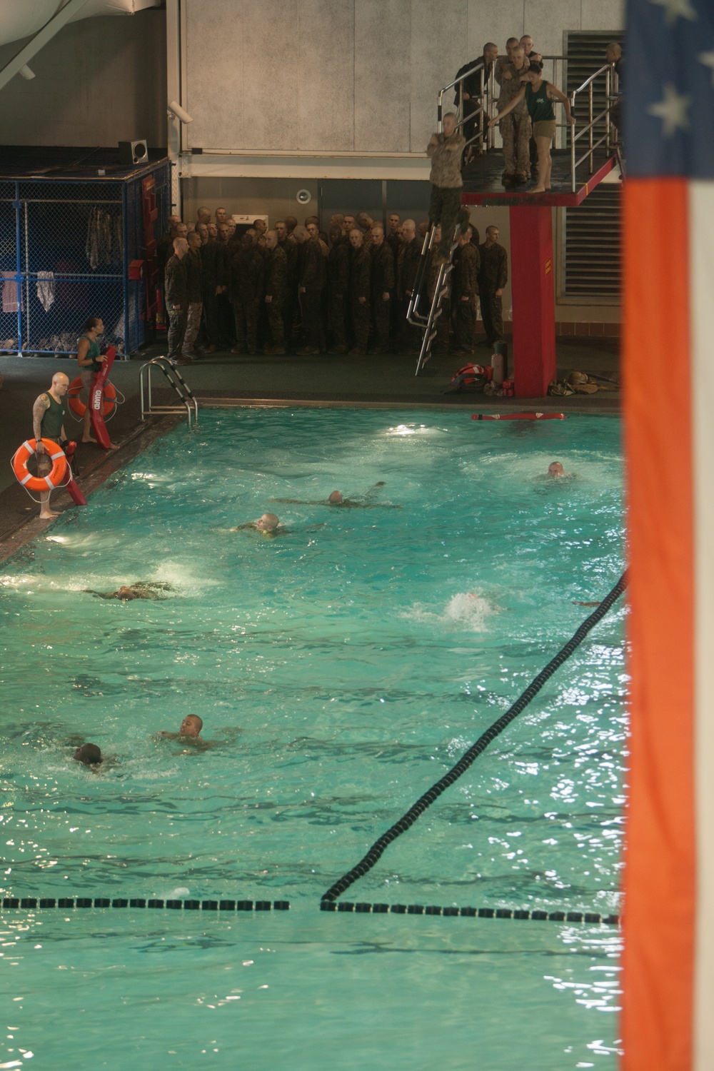 Photo Gallery: Marine recruits qualify in water survival on Parris Island