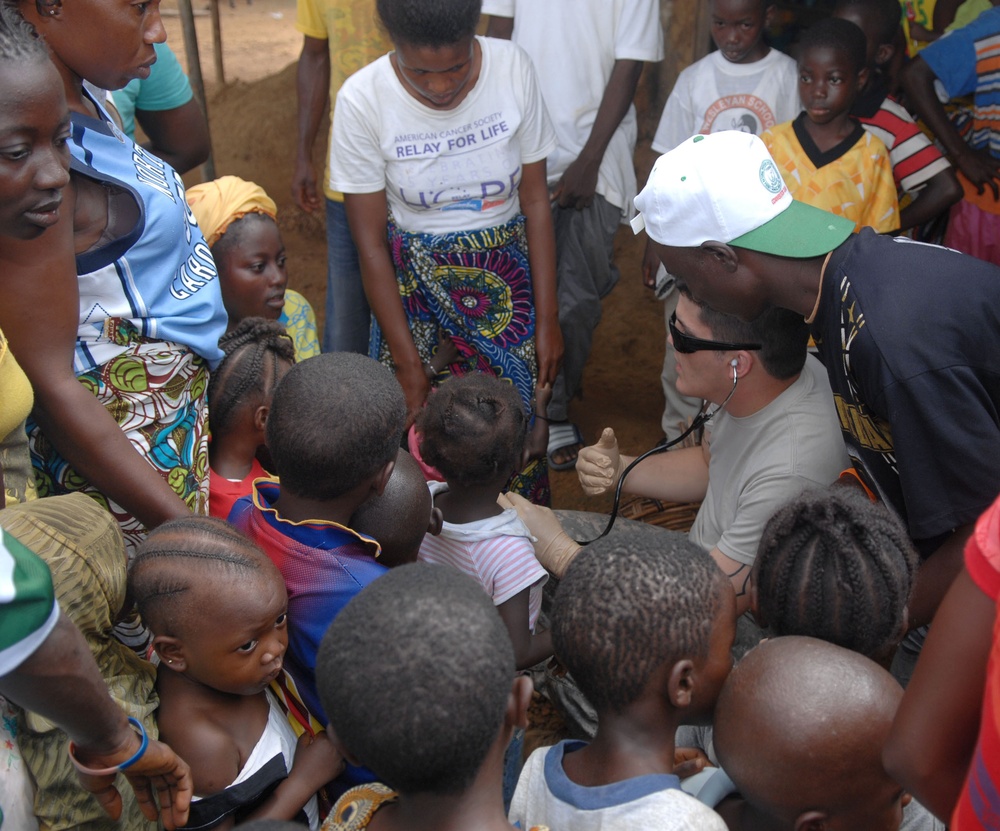 US, Liberian military deliver medical support to remote mining villages