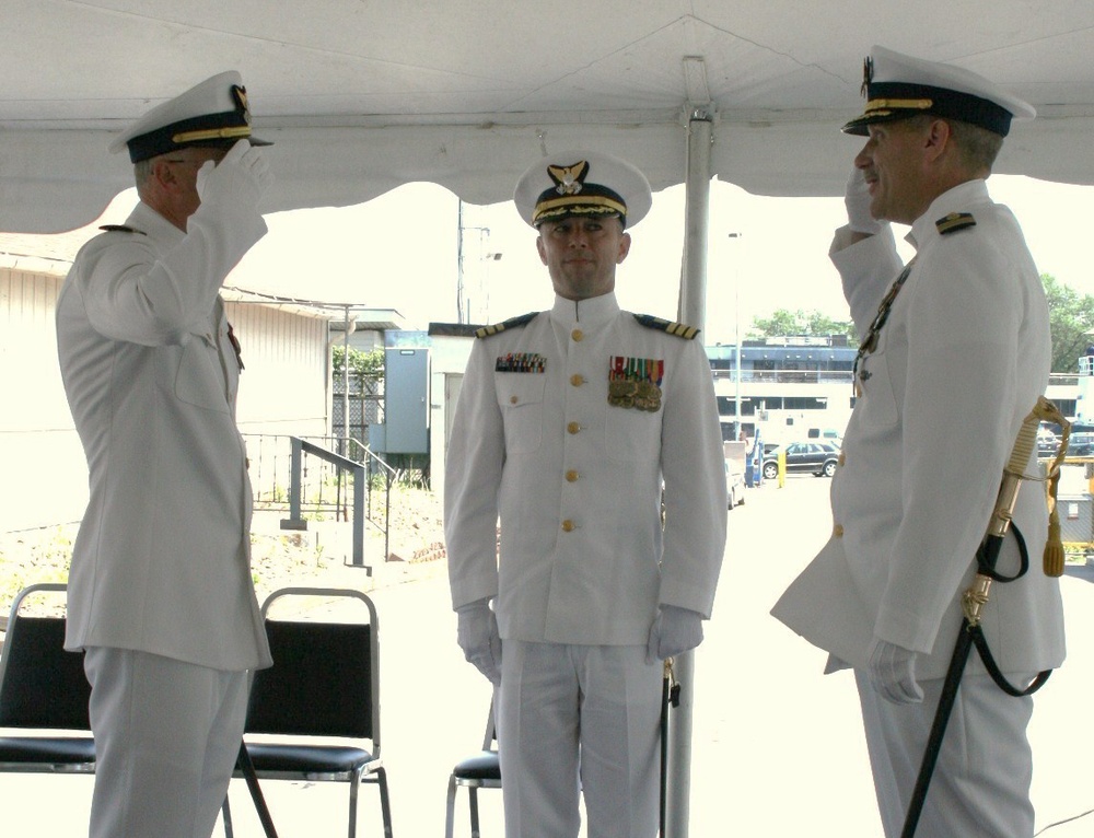 Coast Guard MSU Cleveland change-of-command ceremony