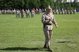 Passing the sword: 8th ESB receives new sergeant major