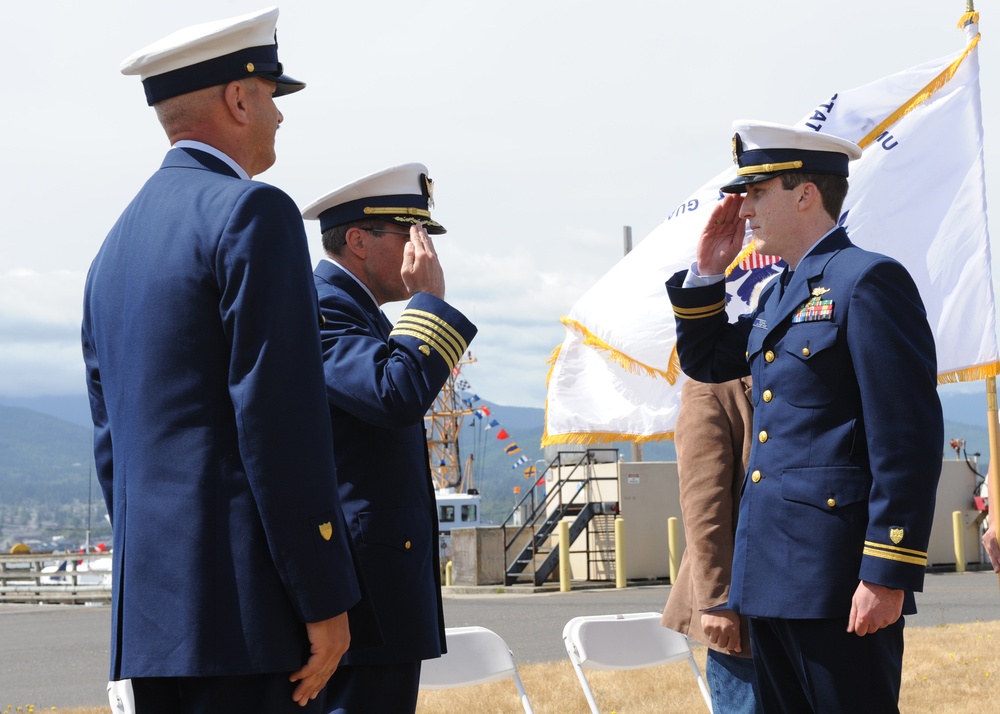 Coast Guard Cutter Wahoo change of command ceremony