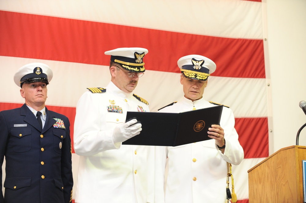 Coast Guard Sector Charleston change of command ceremony