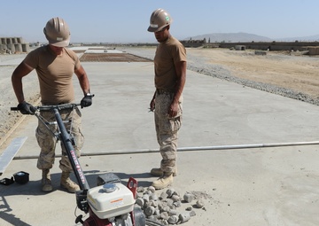Concrete pour